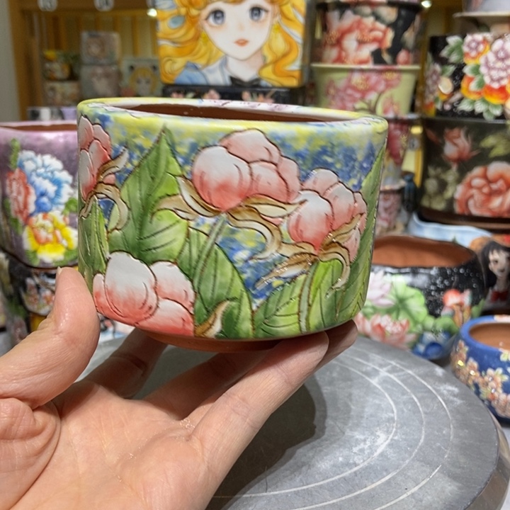 景德镇艺术手绘作品