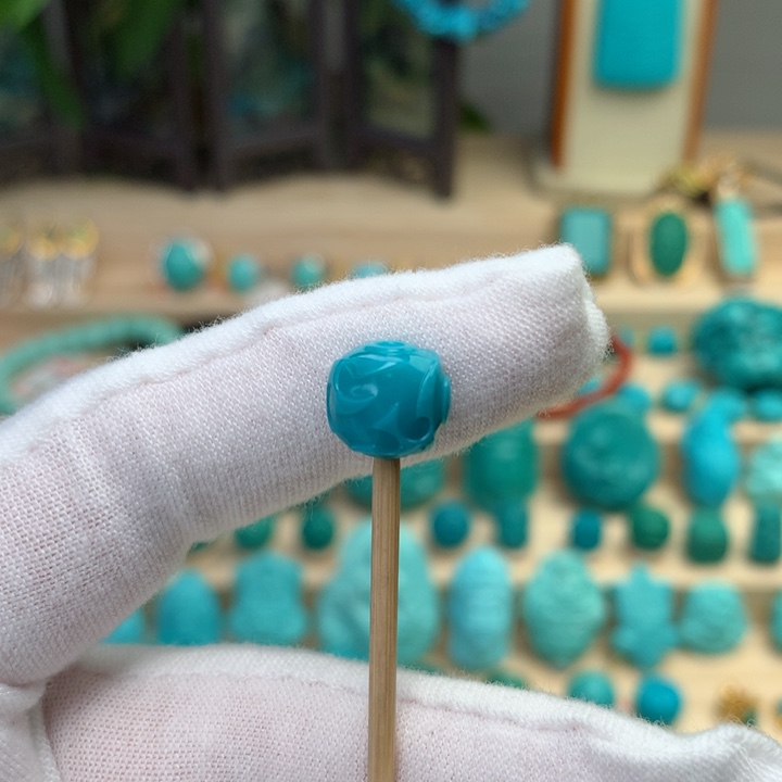 绿松石未镶嵌珠宝半成品