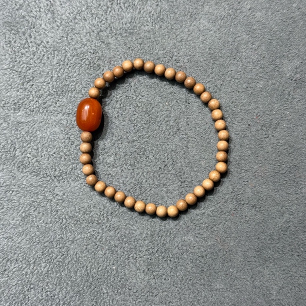 老山檀手串4mm-3257