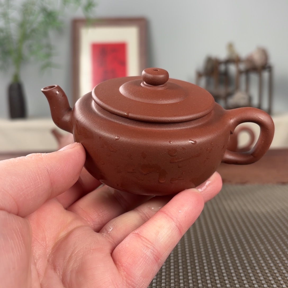 紫砂茶壶?*?黄龙山原矿紫砂壶