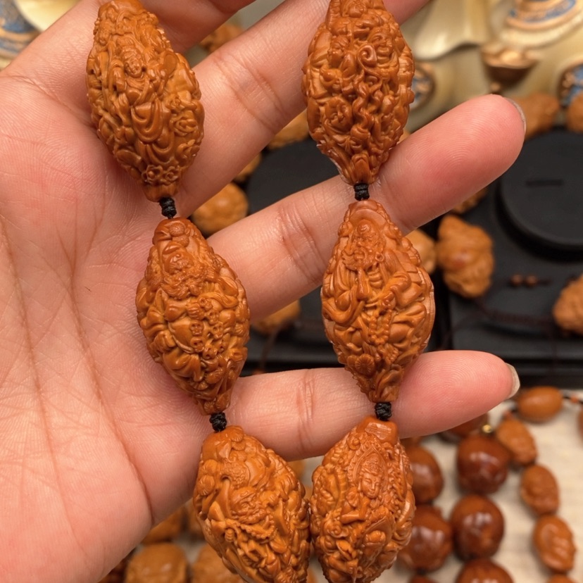 【闪购商品】橄榄核吊坠橄榄手工雕刻工艺