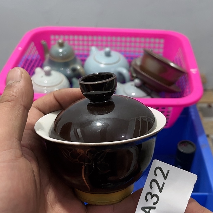 茶具默认微瑕瓷器、茶具、壶、摆件，介意勿拍 