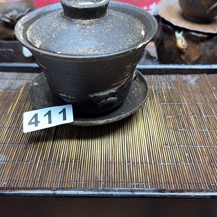 纯手工制作粗陶茶具