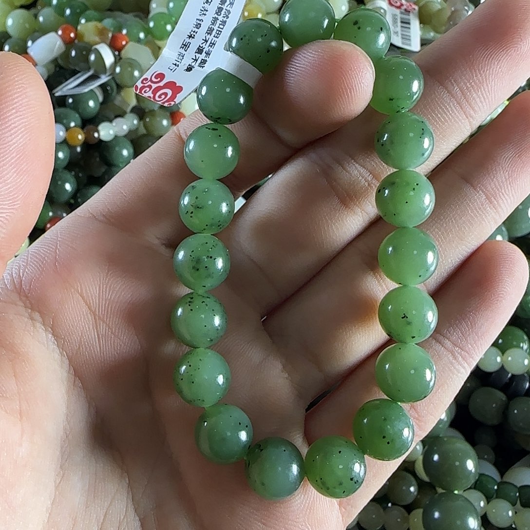 和田玉手链未镶嵌6