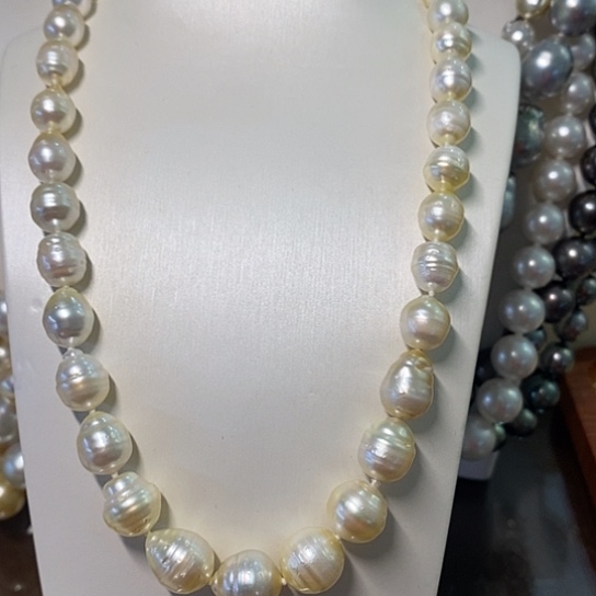 海水珍珠颈饰未镶嵌9-12