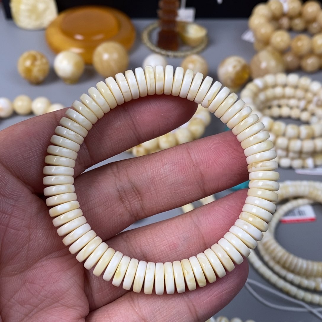 琥珀珠宝奇石未镶嵌9.5mm