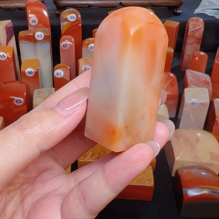 老挝石老挝精品素章