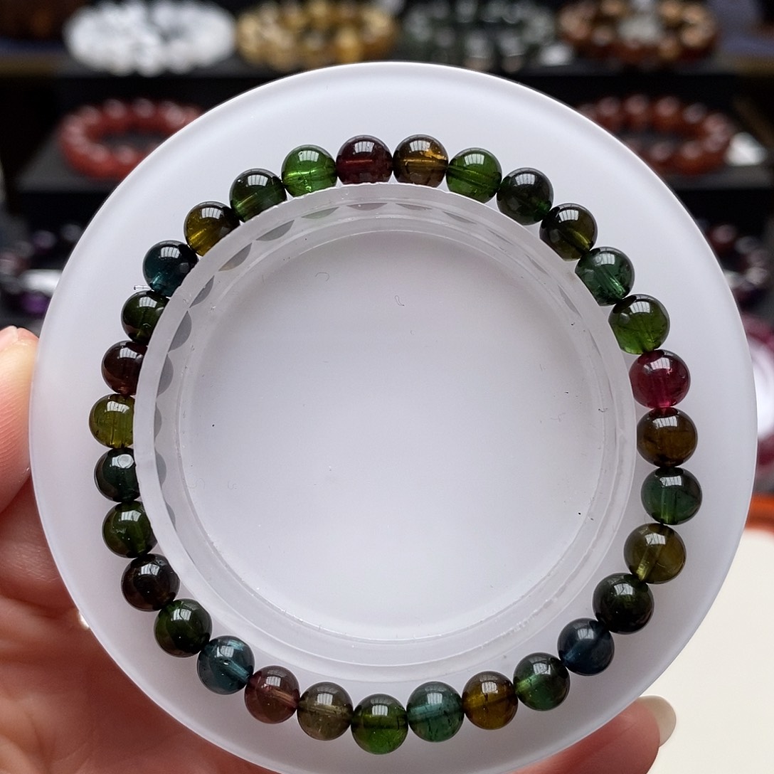 碧玺手链未镶嵌手链