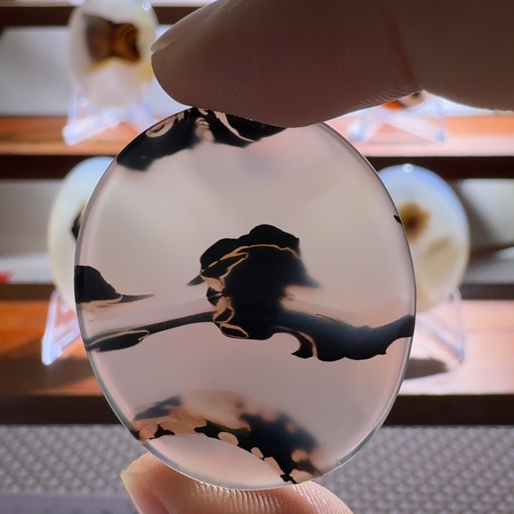 泡***石玛瑙/玉髓合金颈饰