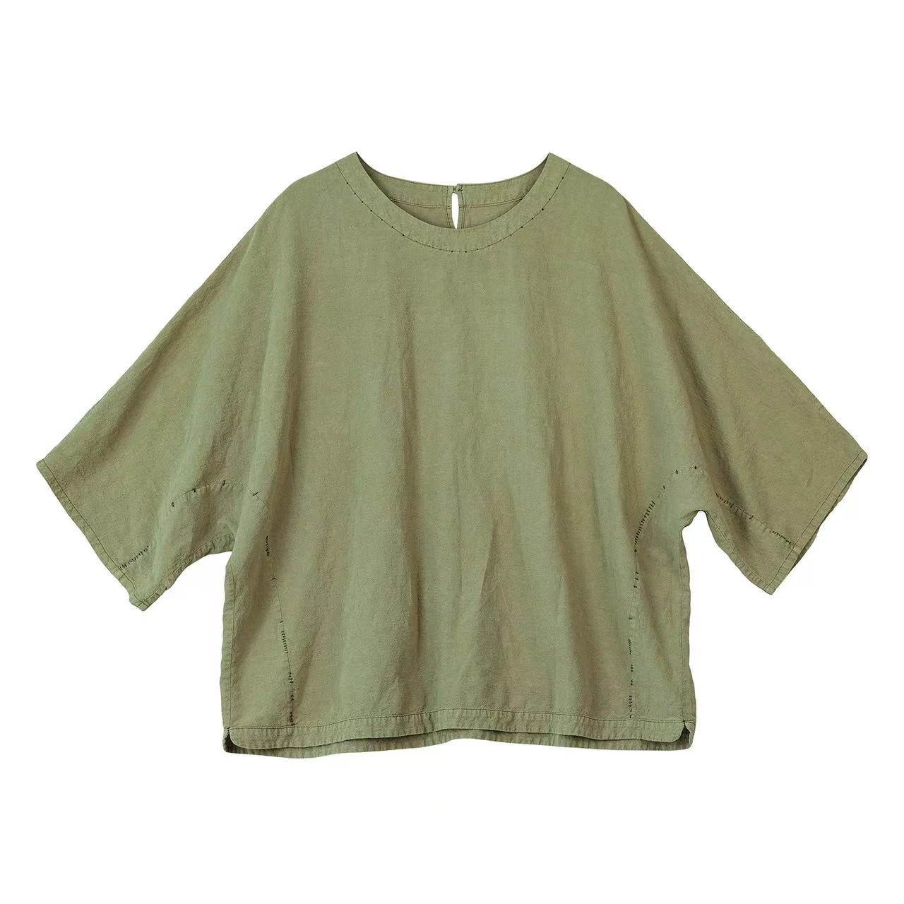 妝點家  云雾里   棉  亚麻 上衣 Y25SS 5211