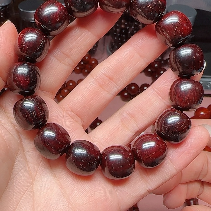 小叶紫檀手串/手链琴料15/15/14