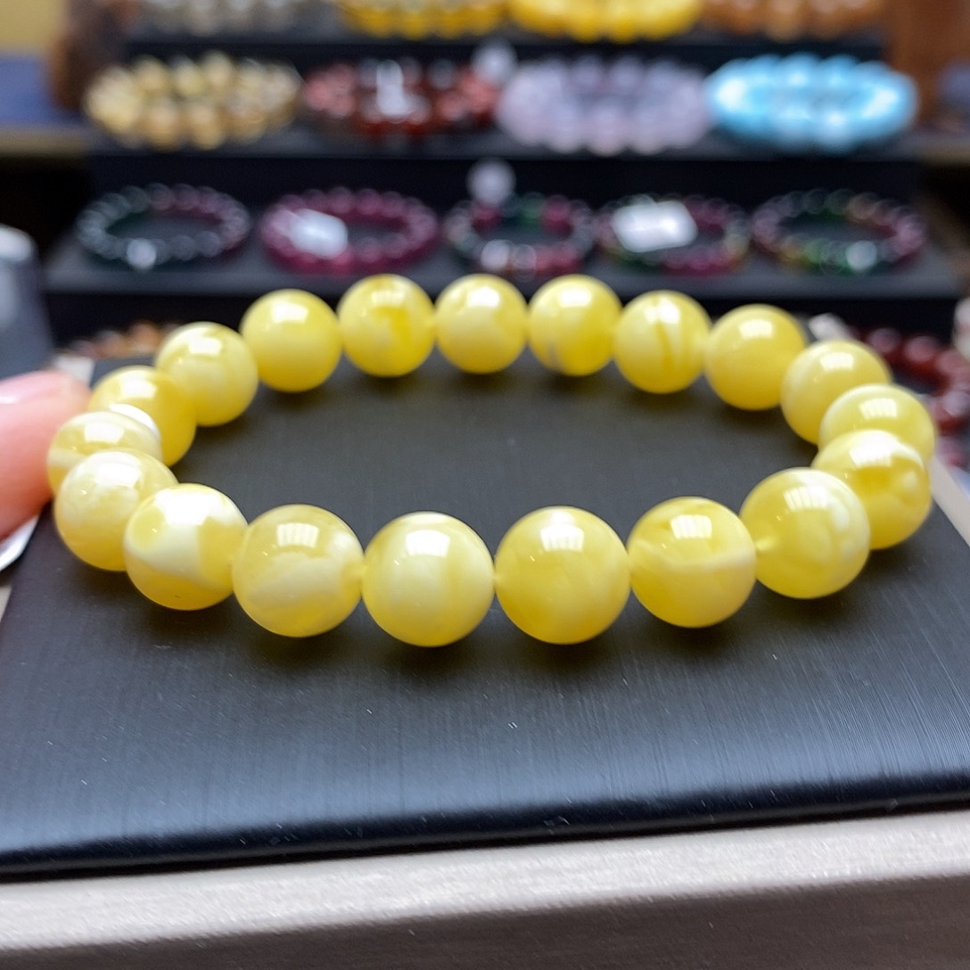 未镶嵌蜜蜡手链手链