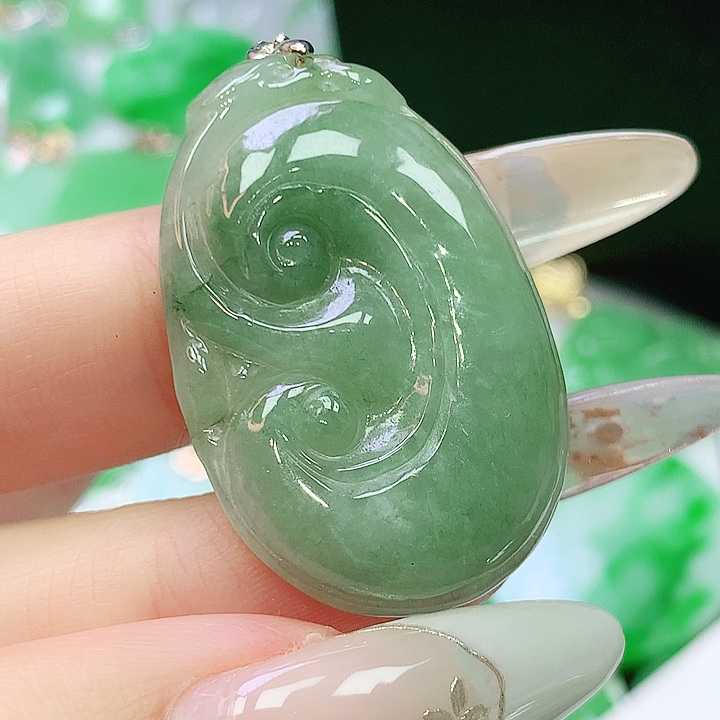 翡翠未镶嵌颈饰翡翠