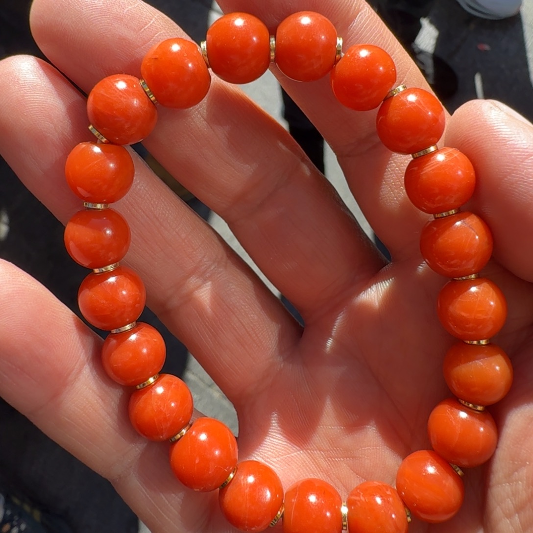 南红玛瑙未镶嵌颈饰