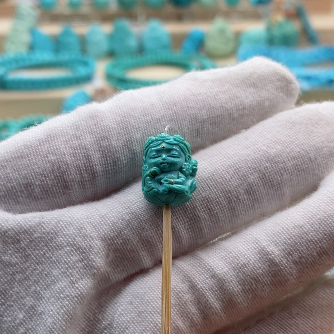 绿松石珠宝奇石未镶嵌