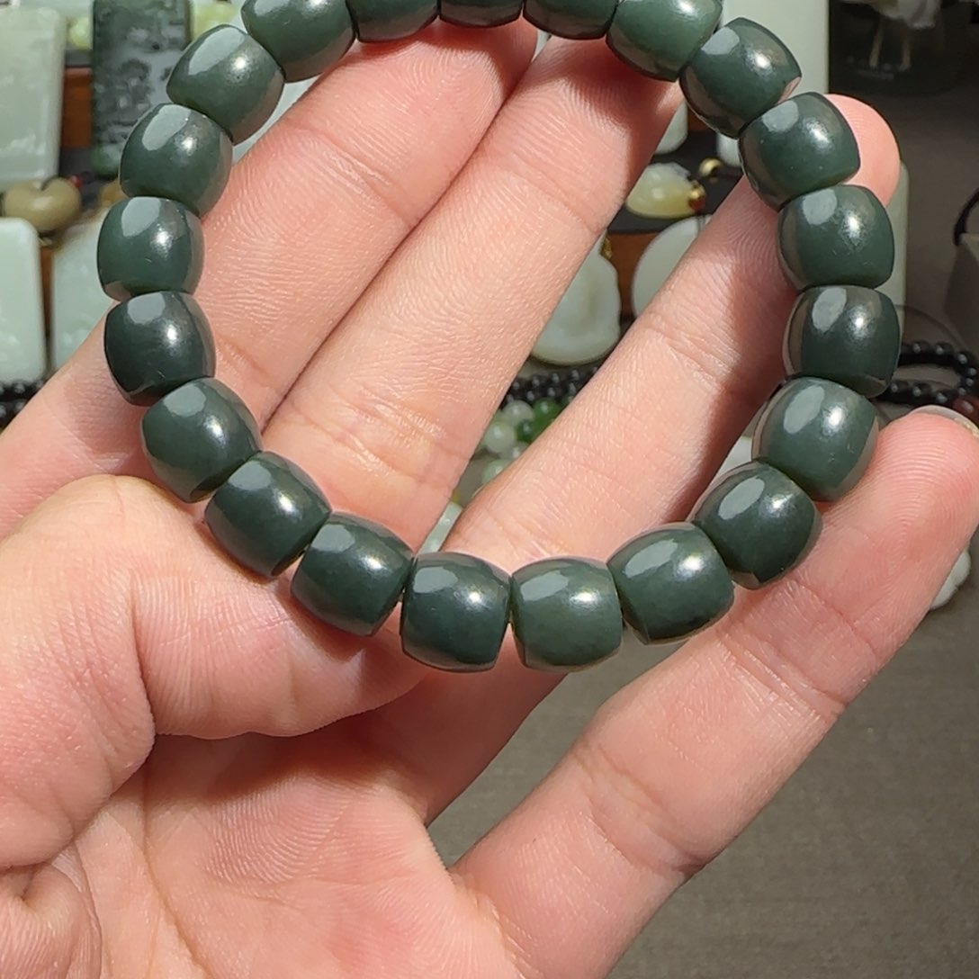 和田玉手链未镶嵌