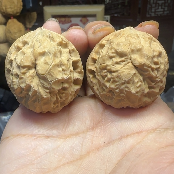 吊坠文玩核桃无相莲花