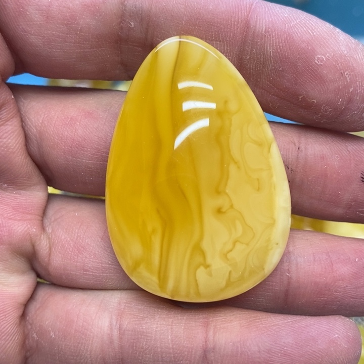 蜜蜡裸石未镶嵌吊坠