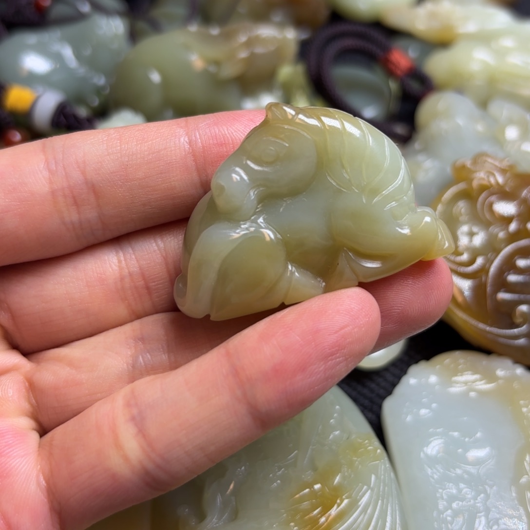 吊坠(不含链)未镶嵌和田玉