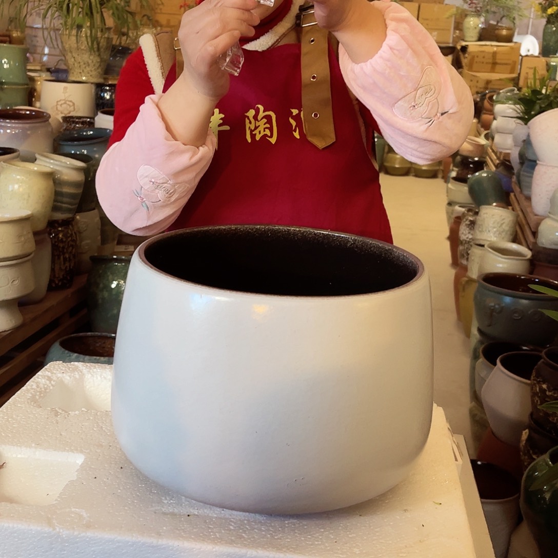 紫砂花盆高度20口径26