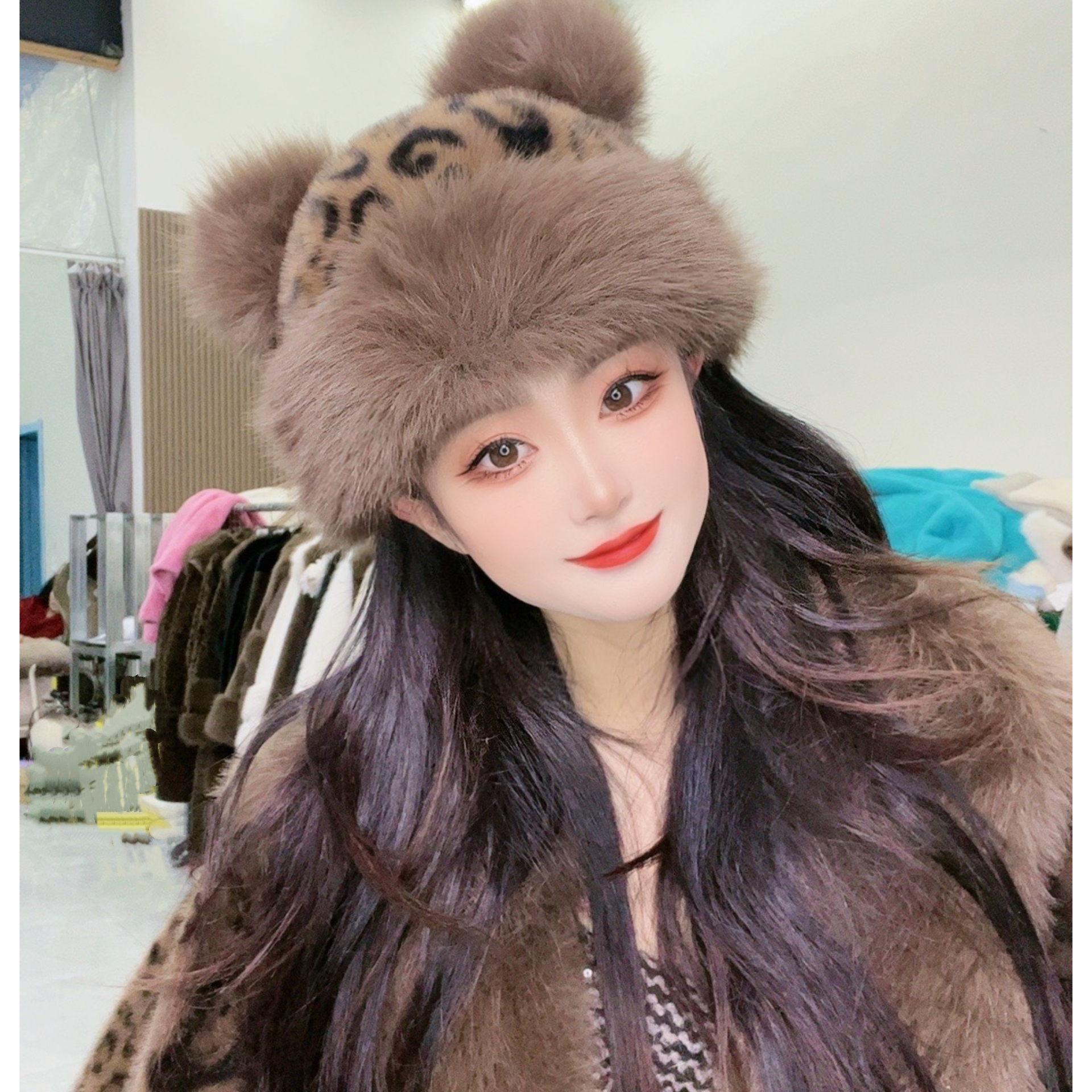 逛街冬季帽子保暖加厚秋冬ins礼帽气质复古韩版