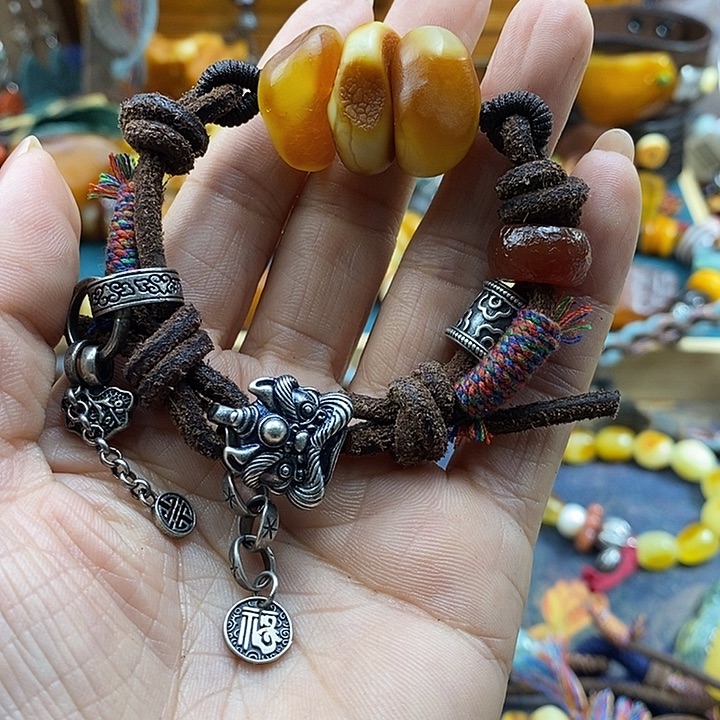 一***鑫蜜蜡未镶嵌手链手链