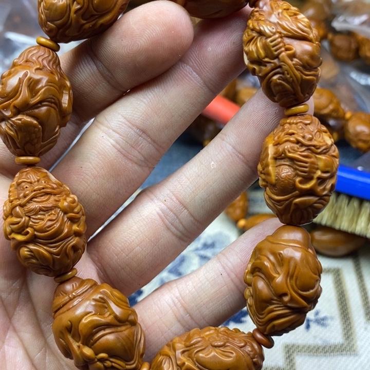 橄榄核手串/手链橄榄核雕工艺手串