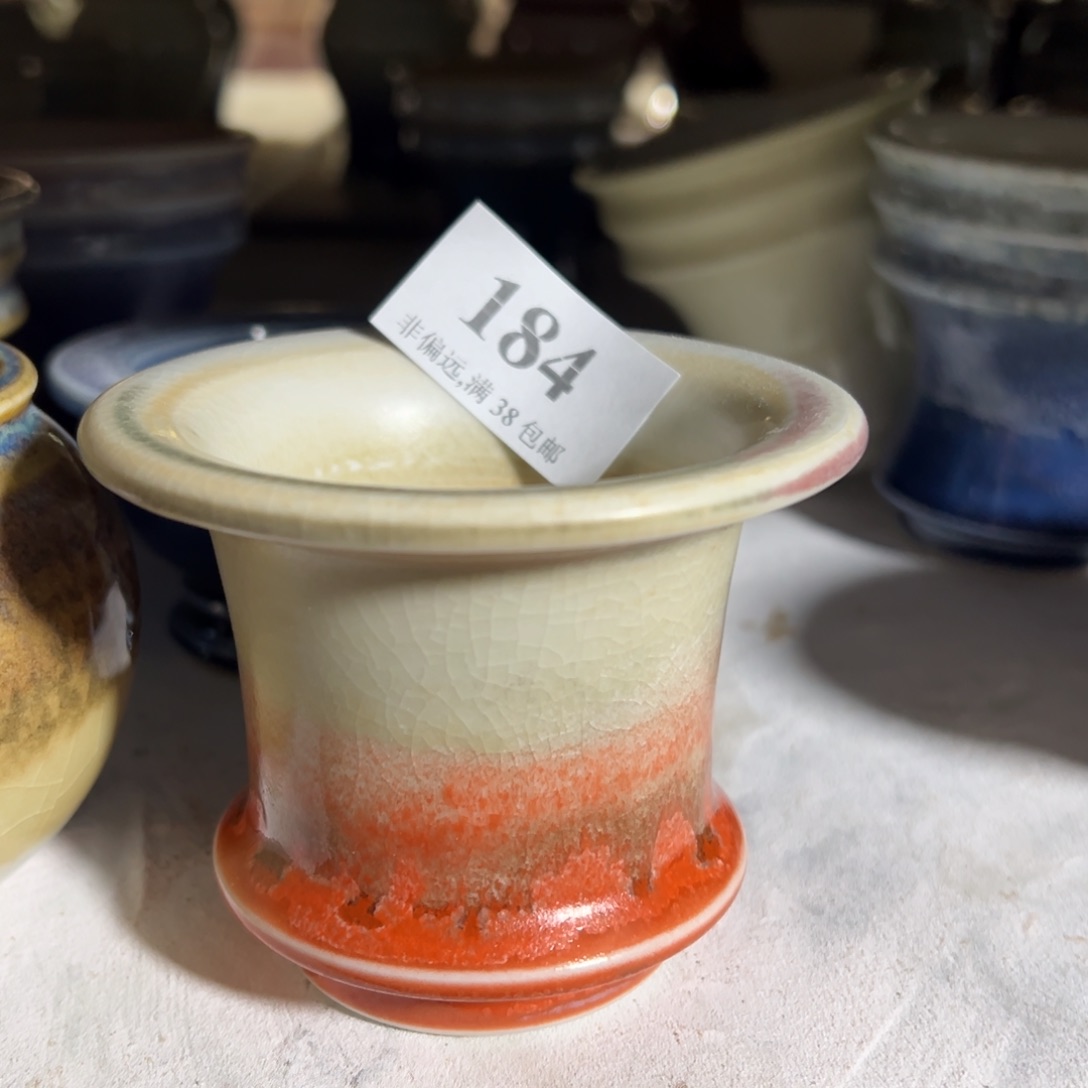 红陶景德镇手工花盆