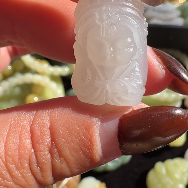 和田玉未镶嵌颈饰24