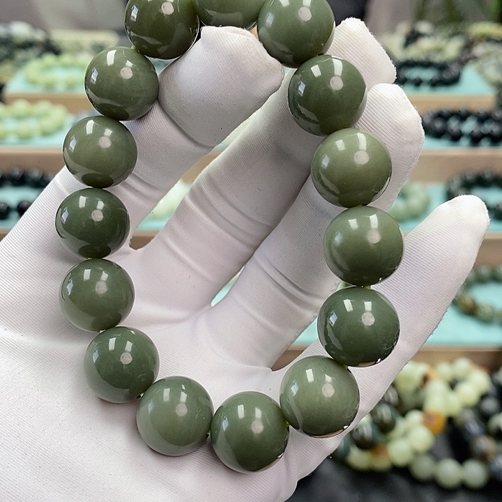 和田玉手链未镶嵌