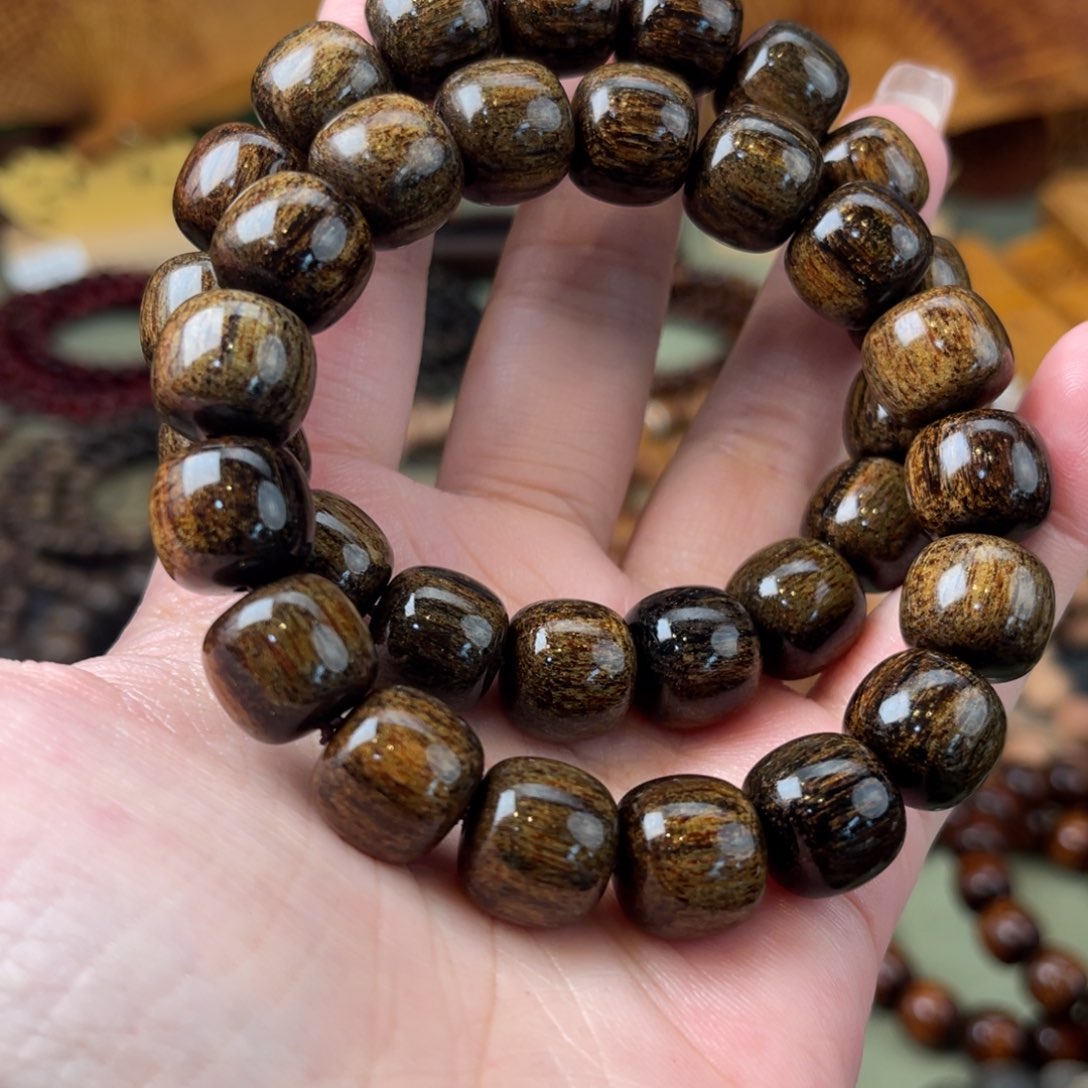 贡木手串/手链1213绿龙二档057