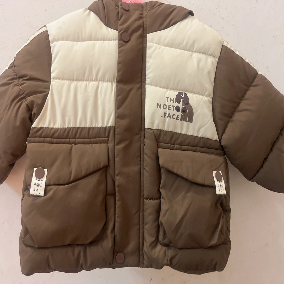 直播间扣号，冬季保暖男女童加厚棉服