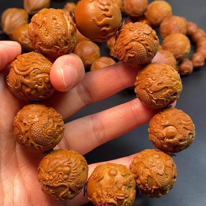 橄榄核手串/手链我****了龙手串
