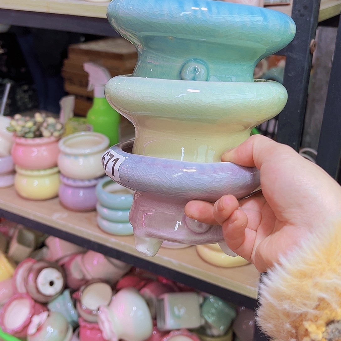 陶瓷花盆当场凑满12包邮