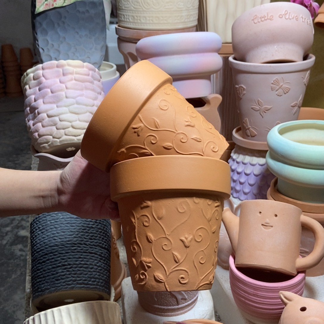 14×13红陶国际钩藤2个+托 