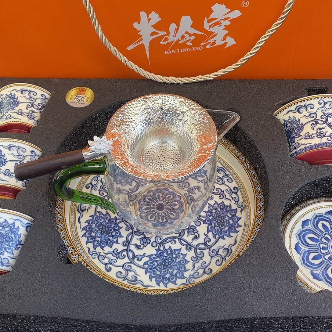 陶景德陶瓷盖碗茶具