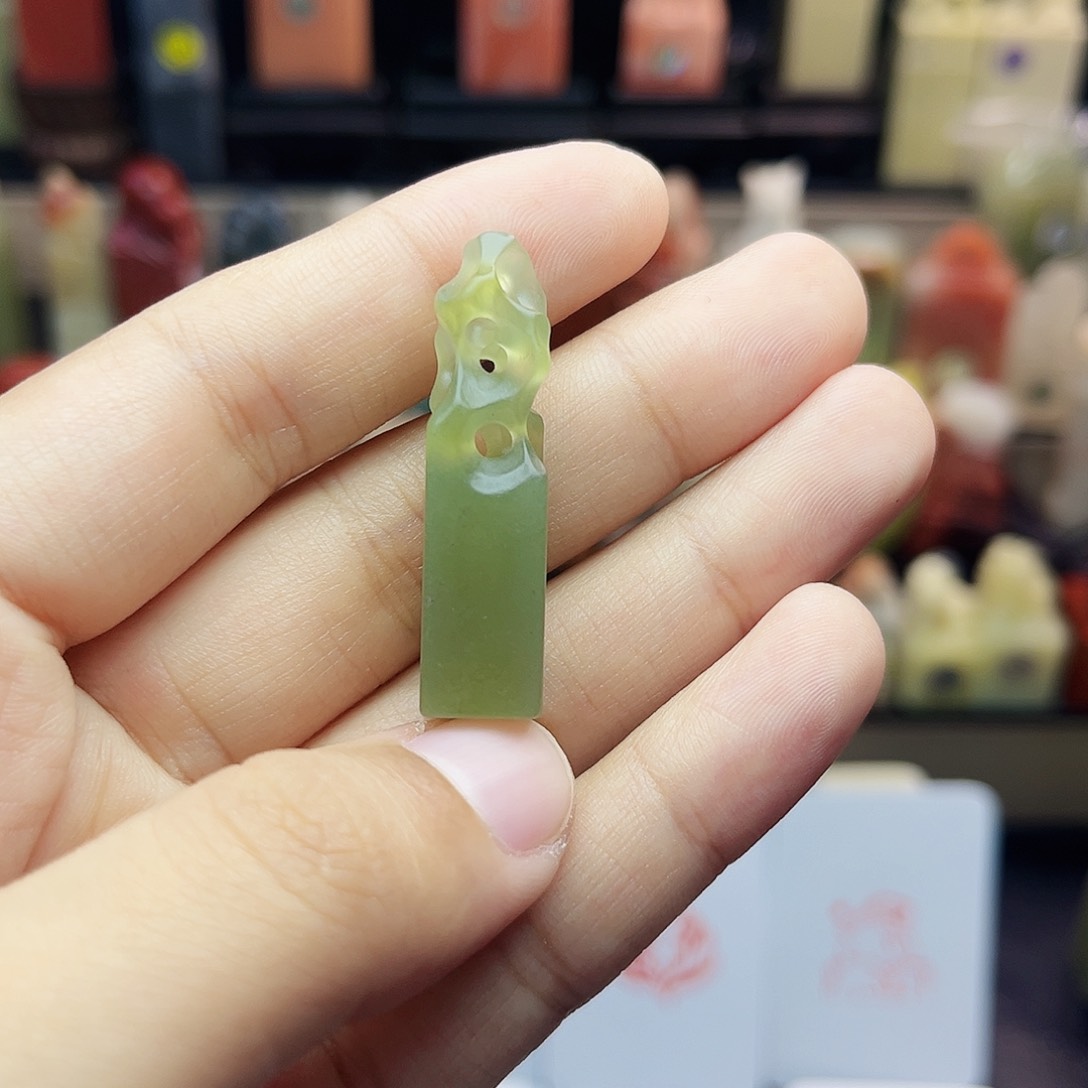 寿山石印石爱****81.0丹东晶 纯手工包刻两字 定制