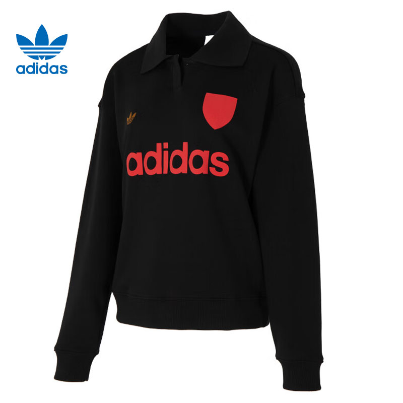 adidas阿迪达斯【茂】三叶草女子运动休闲卫衣套头衫JY3527