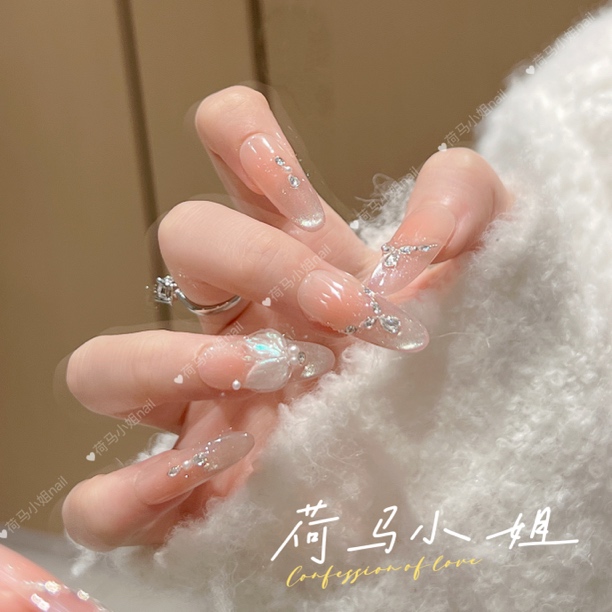 【盛夏人鱼】夏日梦幻人鱼纯手工穿戴甲十片装