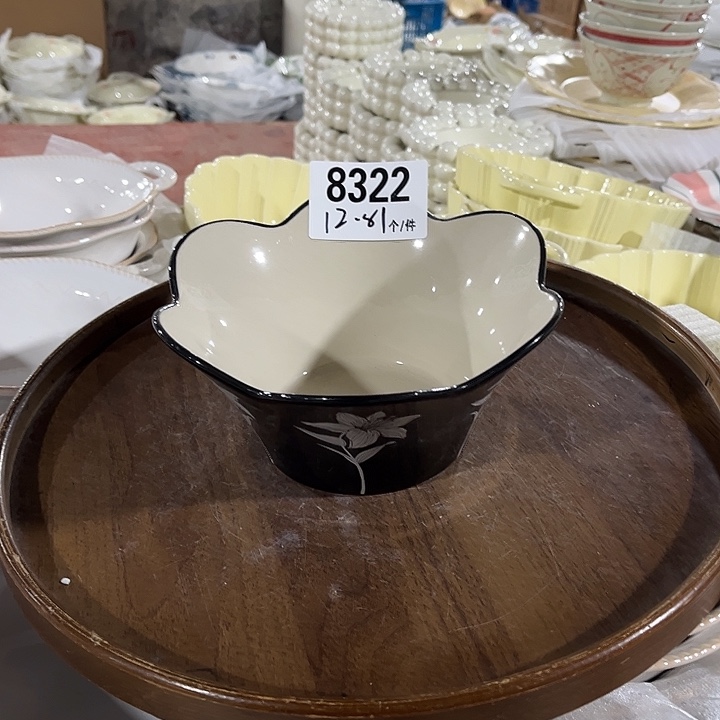 瓷微瑕外贸餐具8322