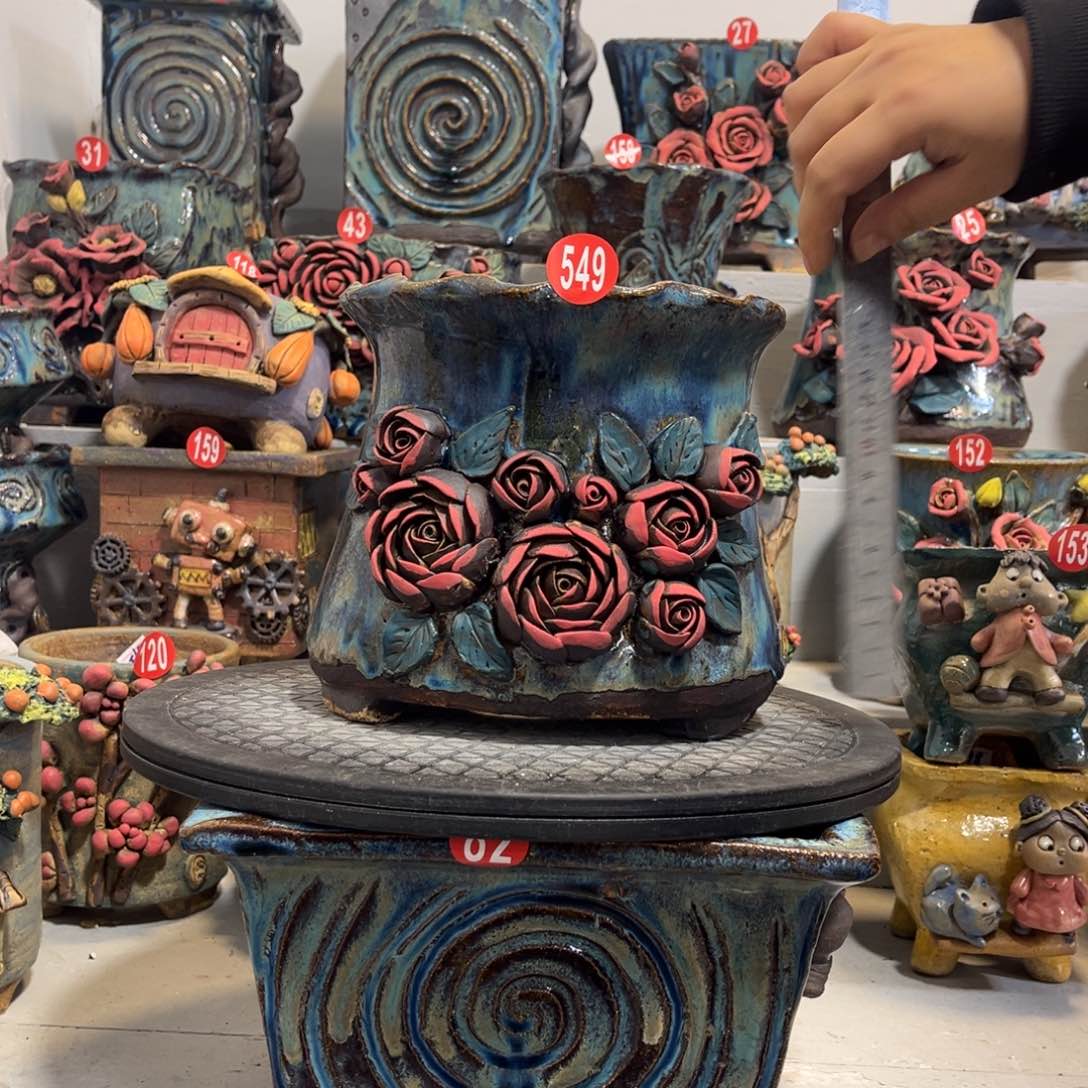 陶瓷549 号陶然花盆