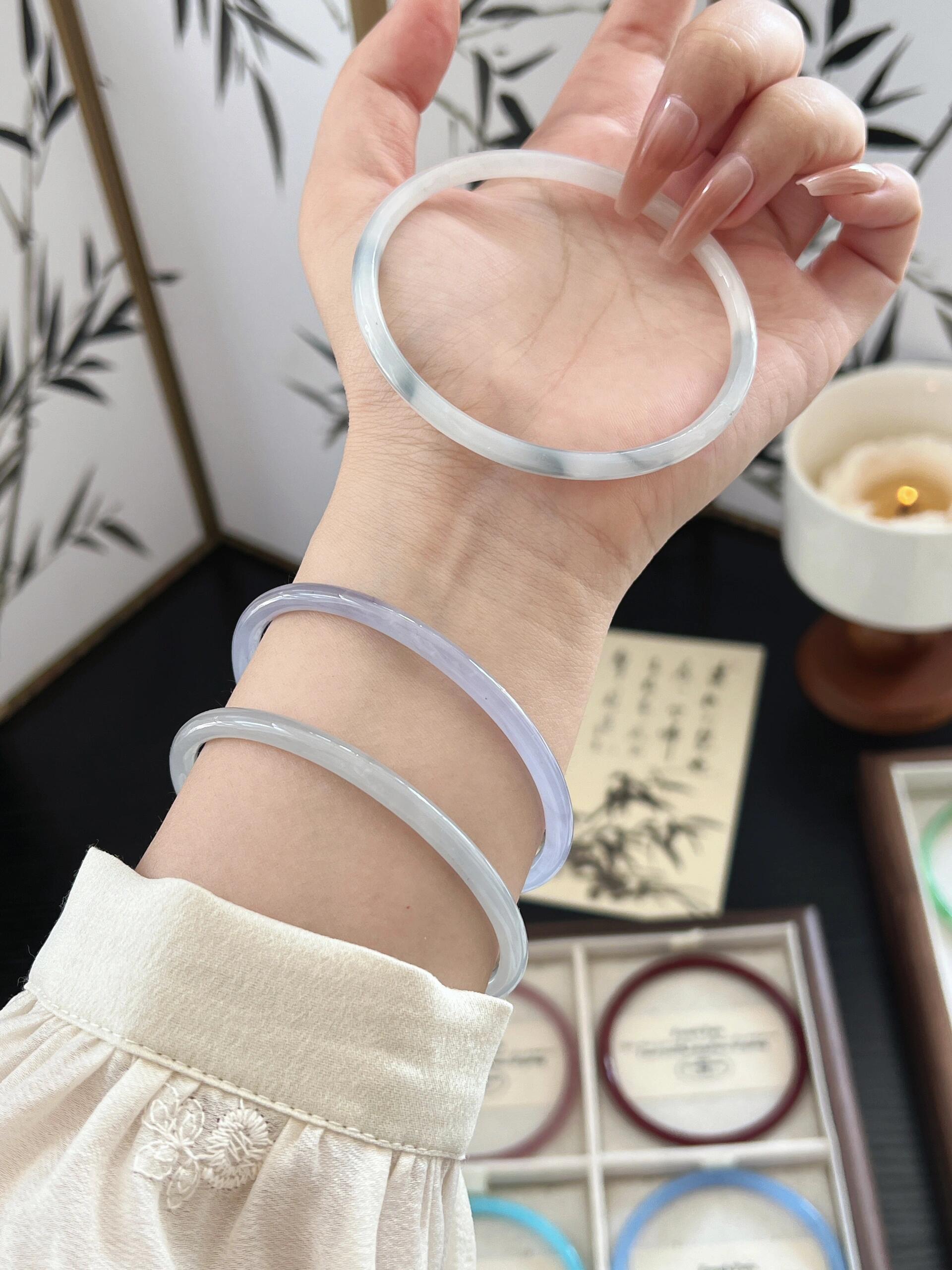 【团单-复制单】新中式琉璃仿玉叮当镯气泡镯古风百搭细条手镯