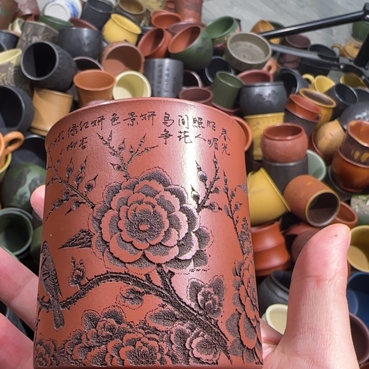 茶杯紫砂全手工紫砂