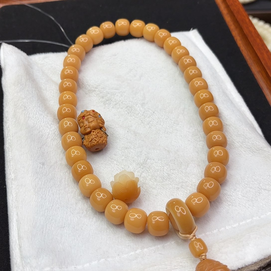 菩提根/象牙果手串龙****然菩提根