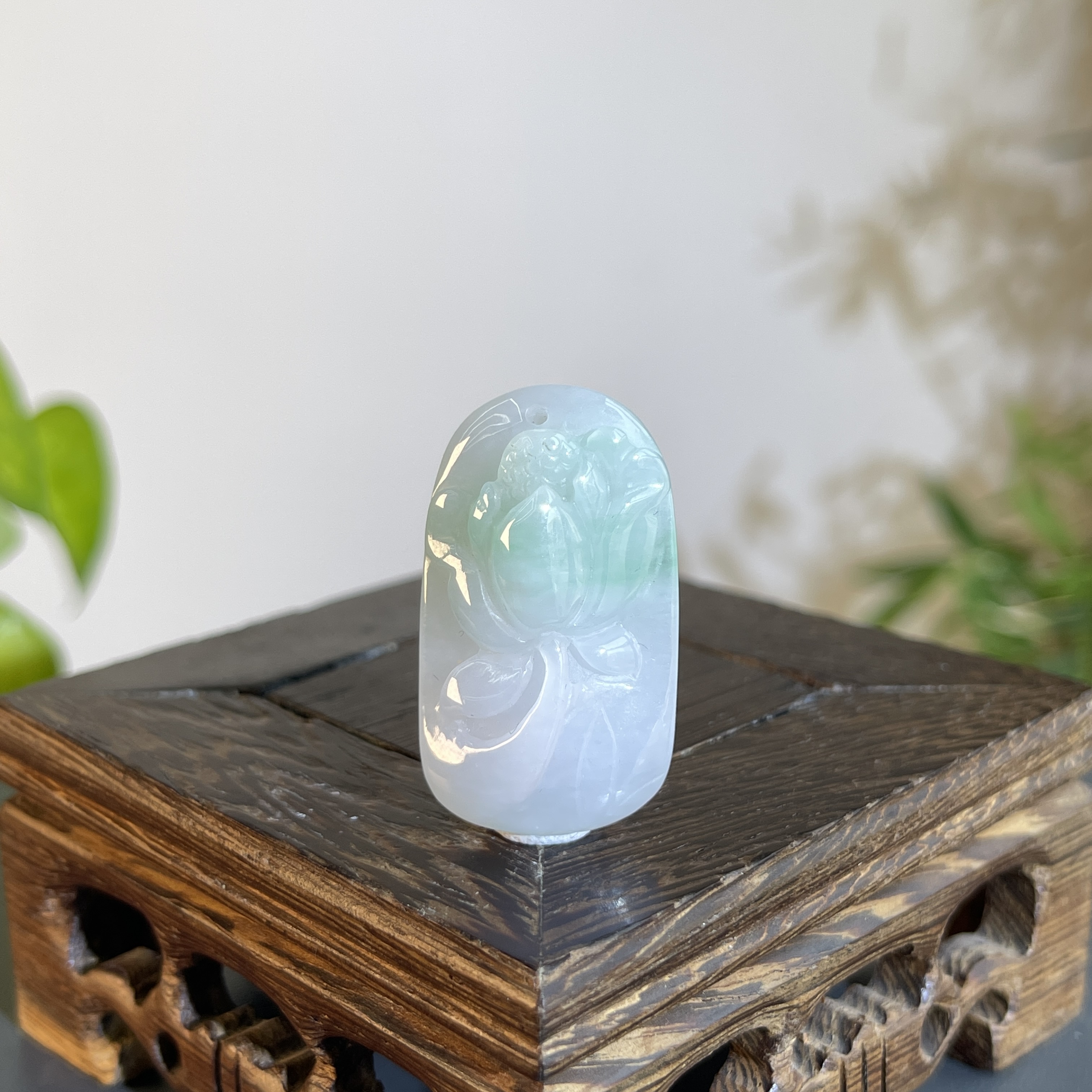 JTB07-04 天然翡翠缅甸A货 一品清廉