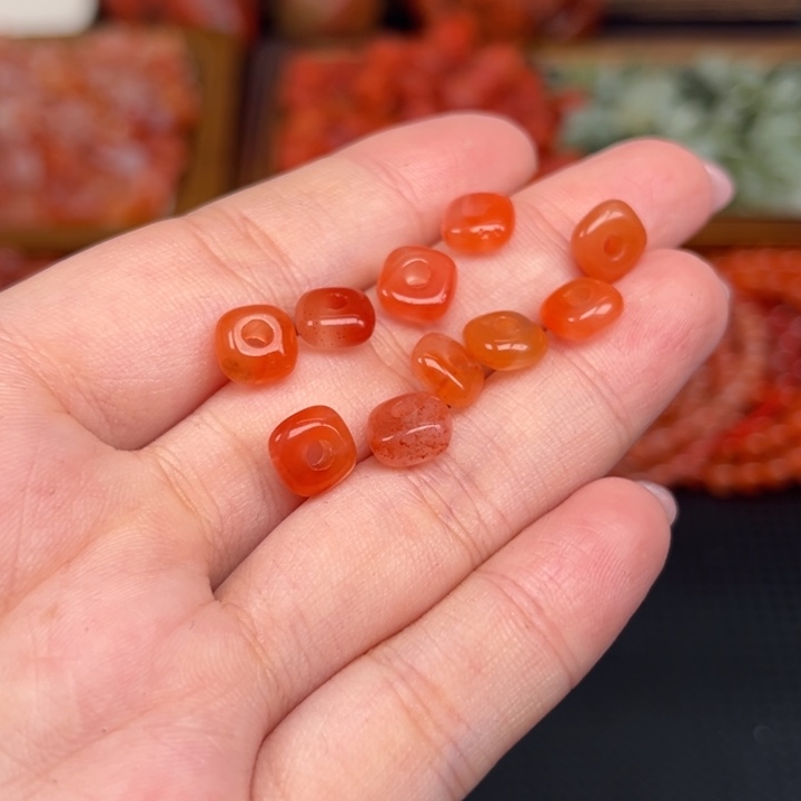 南红玛瑙未镶嵌吊坠(不含链)