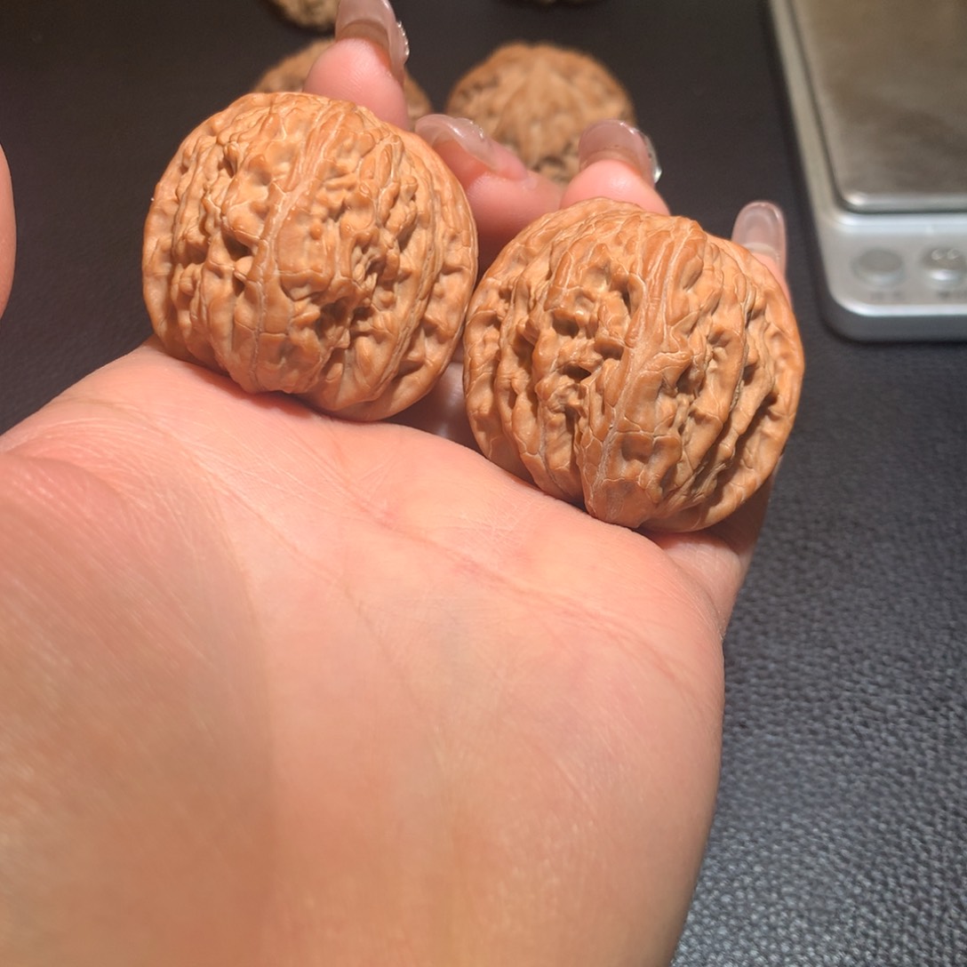 文玩核桃把件磨盘39