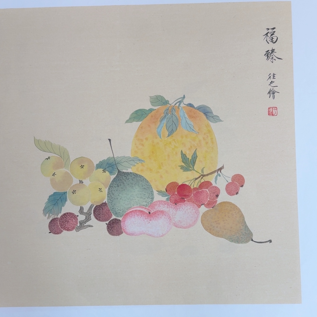 国画纯手绘山水花鸟作品
