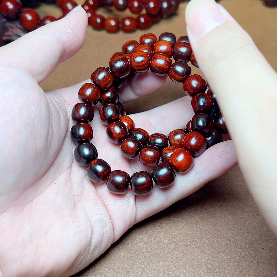 小叶紫檀手串/手链12老型琴料金星