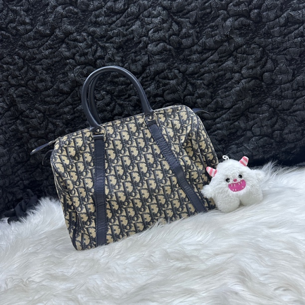 95新 DIOR/迪奥 迪奥老花波士顿手提包